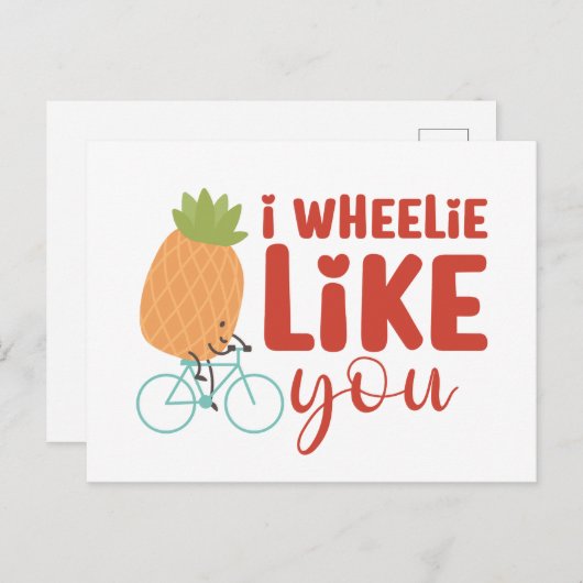 Ik denk dat je net zo'n grappige Valentijnsdag heb Briefkaart (Voorkant / Achterkant)