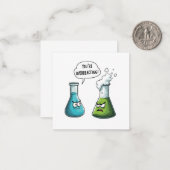 Ik denk dat je overdrijft met grappige nerdwetensc notitiekaartje (Voorkant / Achterkant in situ)