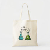 Ik denk dat je overdrijft met grappige nerdwetensc tote bag (Voorkant)