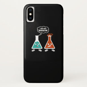Ik denk dat je overreageert - Funny Nerd Chemistry Case-Mate iPhone Case
