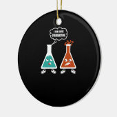 Ik denk dat je overreageert - Funny Nerd Chemistry Keramisch Ornament (Links)