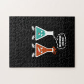 Ik denk dat je overreageert - Funny Nerd Chemistry Legpuzzel (Horizontaal)