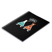 Ik denk dat je overreageert - Funny Nerd Chemistry Notitieboek (Linkerzijde)