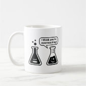Ik denk dat je overreageert! koffiemok (Links)