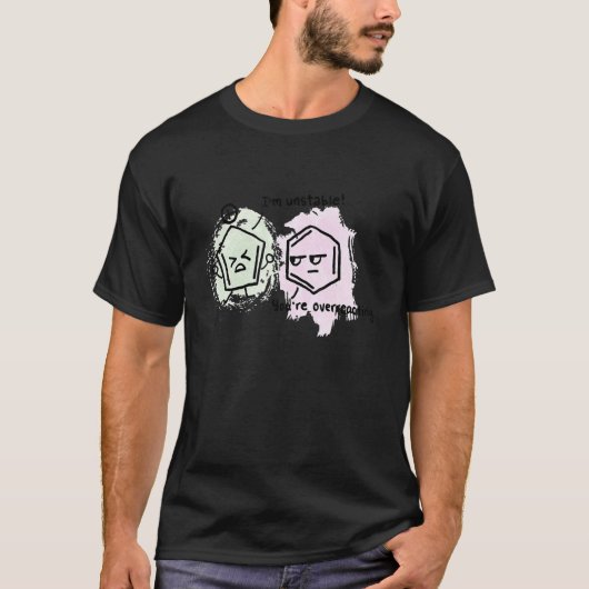 Ik denk dat je overreageert t-shirt (Voorkant)