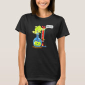 Ik denk dat je overreagerende nerd chemie t-shirt (Voorkant)