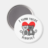 Ik denk dat je Purrfect Magnet bent (Voorkant / Achterkant)