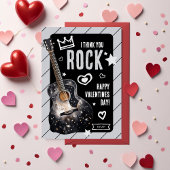 Ik denk dat je rockt' Valentijnskaarten voor kinde Feestdagenkaart