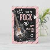 Ik denk dat je rockt Valentijnskaarten voor kinder Feestdagenkaart (Staand voorkant)