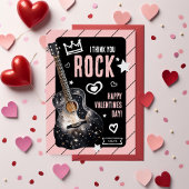 Ik denk dat je rockt Valentijnskaarten voor kinder Feestdagenkaart