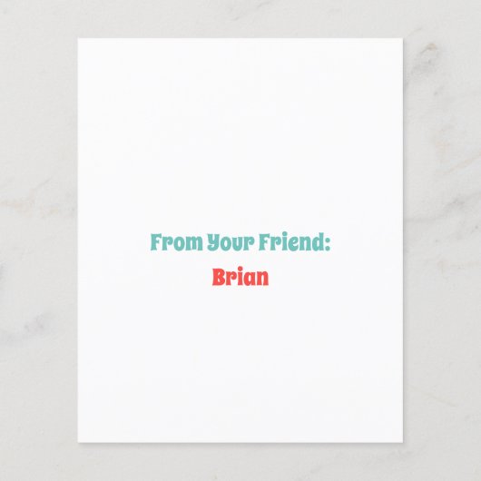 Ik denk dat je speciaal pinguïn-hart bent (Achterkant)