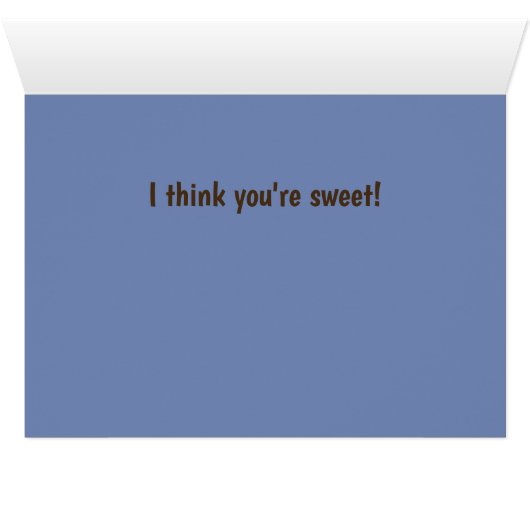 Ik denk dat je Sweet Chocolate Dipped Cookie bent (Binenzijde Horizontaal (Onderkant))