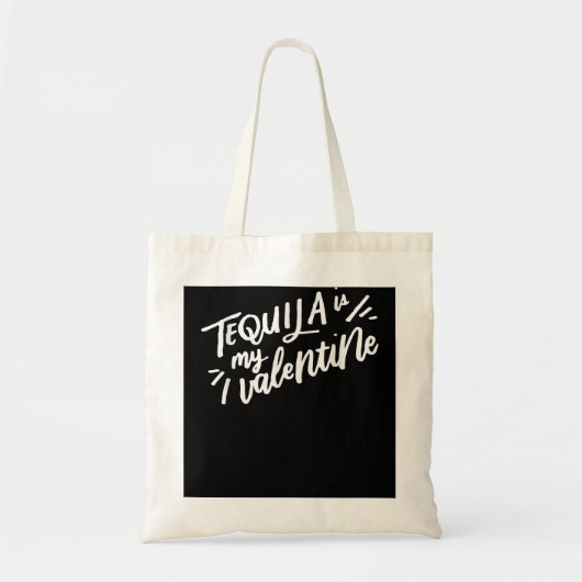 Ik denk dat je tegen Valentijnsdag bent. Tote Bag (Voorkant)