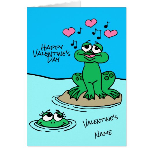Ik denk dat je Toadally Terrific Frog Valentijn be (Voorkant)