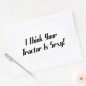 Ik denk dat je tractor giften per versnelling is ovale sticker (Envelop)