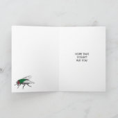 Ik denk dat je vlieg grappig insect kaart (Binnen)