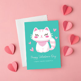 Ik denk dat jij Purrfect Kids Valentijn bent Kaart