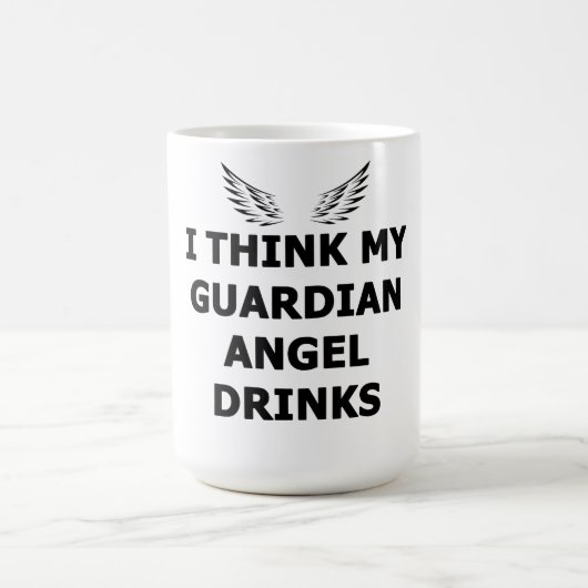 Ik denk dat mijn Guardian Angel Drink Koffiemok (Center)