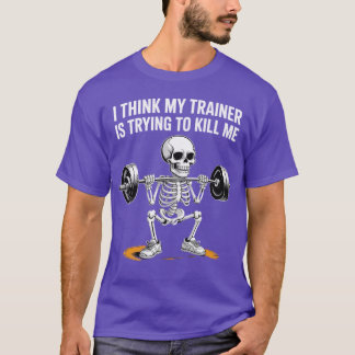 Ik denk dat Myrainer van plan is me te doden grafi T-shirt