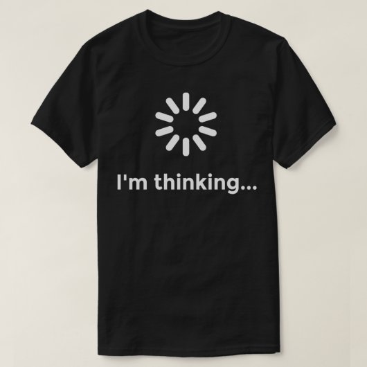 Ik denk dat nerd-computertechniek t-shirt (Design voorkant)