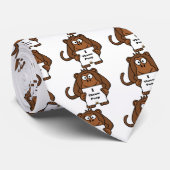 Ik denk dat Poop Monkey Stropdas (Opgerold)