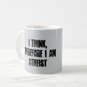 ik denk dus dat ik atheïst ben , mok (Voorkant links)