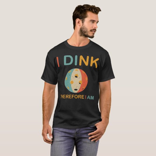 Ik denk dus dat ik ben, Pickleball Shirt (Voorkant volledig)