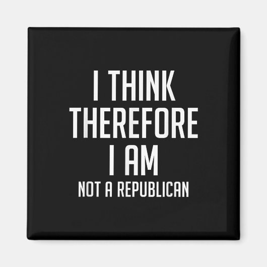 Ik denk dus dat ik geen republikeins democratisch  magneet (Voorkant)