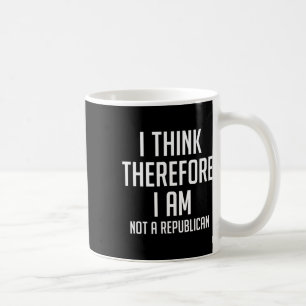 Ik denk dus dat ik geen Republikeins Democratische Koffiemok