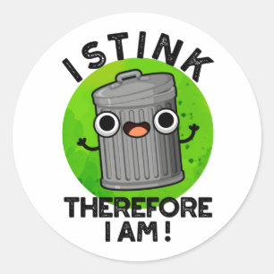 Ik denk dus dat ik grappige prun ben ronde sticker