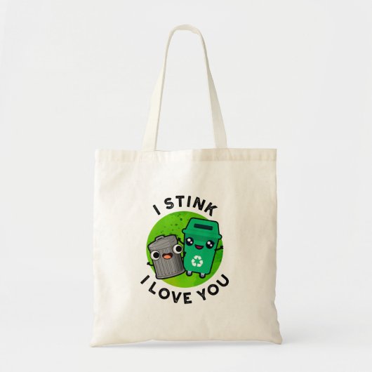 Ik denk dus dat ik grappige prun ben tote bag (Voorkant)