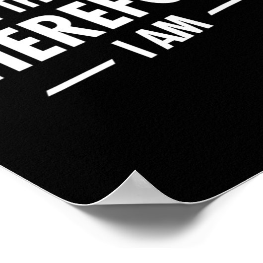 Ik denk dus dat ik poster (Hoek)