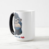 Ik denk dus dat ik single ben magische mok (Voorkant links)