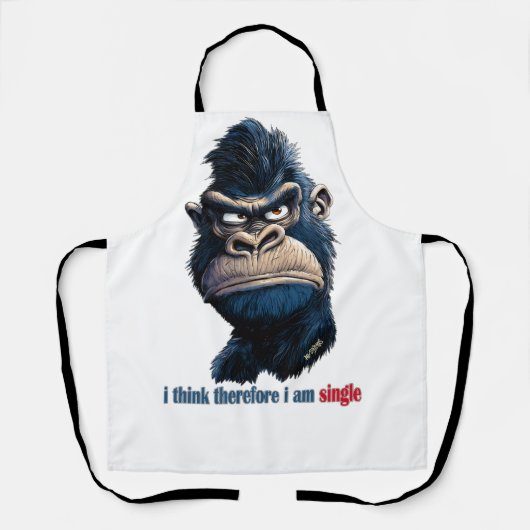 Ik denk dus dat ik single ben schort (Voorkant)