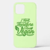 Ik denk dus dat ik Vegan ben Case-Mate iPhone Case (Achterkant)