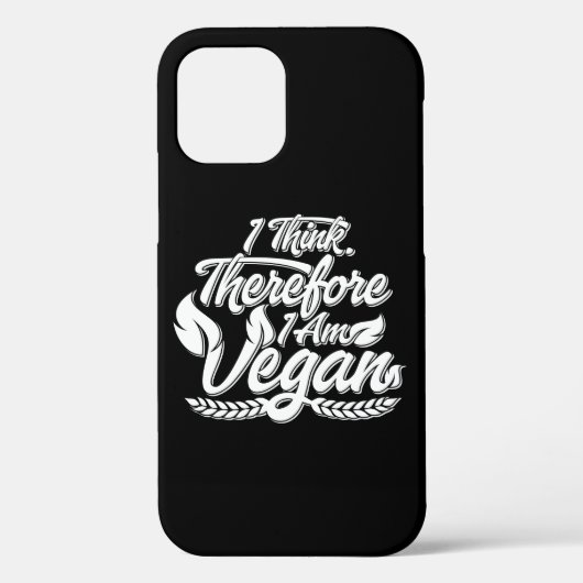 Ik denk dus dat ik Vegan ben Case-Mate iPhone Case (Achterkant)