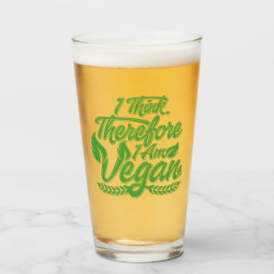 Ik denk dus dat ik Vegan ben Glas