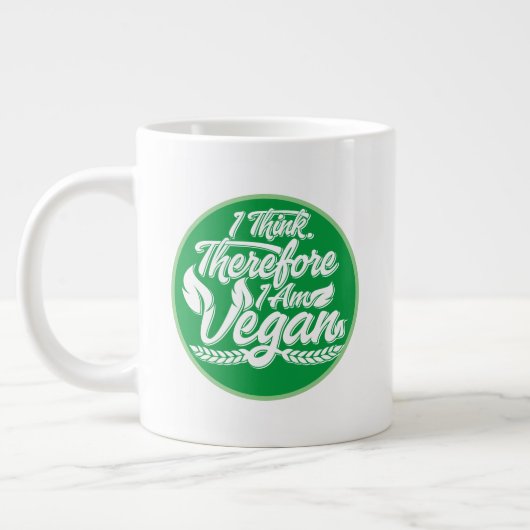 Ik denk dus dat ik Vegan ben Grote Koffiekop (Links)