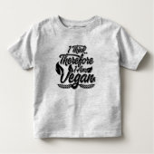 Ik denk dus dat ik Vegan ben Kinder Shirts (Voorkant)