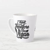 Ik denk dus dat ik Vegan ben Latte Mok (Linkerhoek)