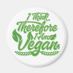 Ik denk dus dat ik Vegan ben Magneet