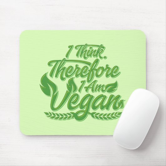 Ik denk dus dat ik Vegan ben Muismat (Met muis)