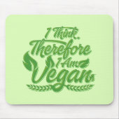 Ik denk dus dat ik Vegan ben Muismat (Voorkant)