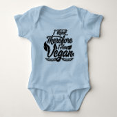 Ik denk dus dat ik Vegan ben Romper (Voorkant)