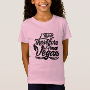Ik denk dus dat ik Vegan ben T-shirt