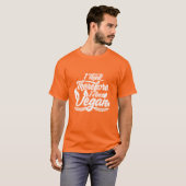 Ik denk dus dat ik Vegan ben T-shirt (Voorkant volledig)