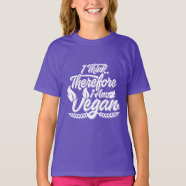 Ik denk dus dat ik Vegan ben T-shirt