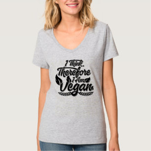 Ik denk dus dat ik Vegan ben T-shirt