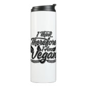Ik denk dus dat ik Vegan ben Thermosbeker (Gedraaid links)