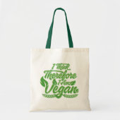 Ik denk dus dat ik Vegan ben Tote Bag (Voorkant)